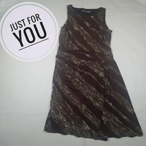 Send Offer Anne Klein Brown Sheath Dress Size 16